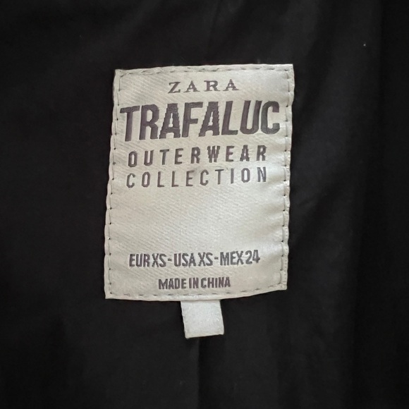 Zara Trafaluc Rust Red-Orange Coat - Picture 4 of 7